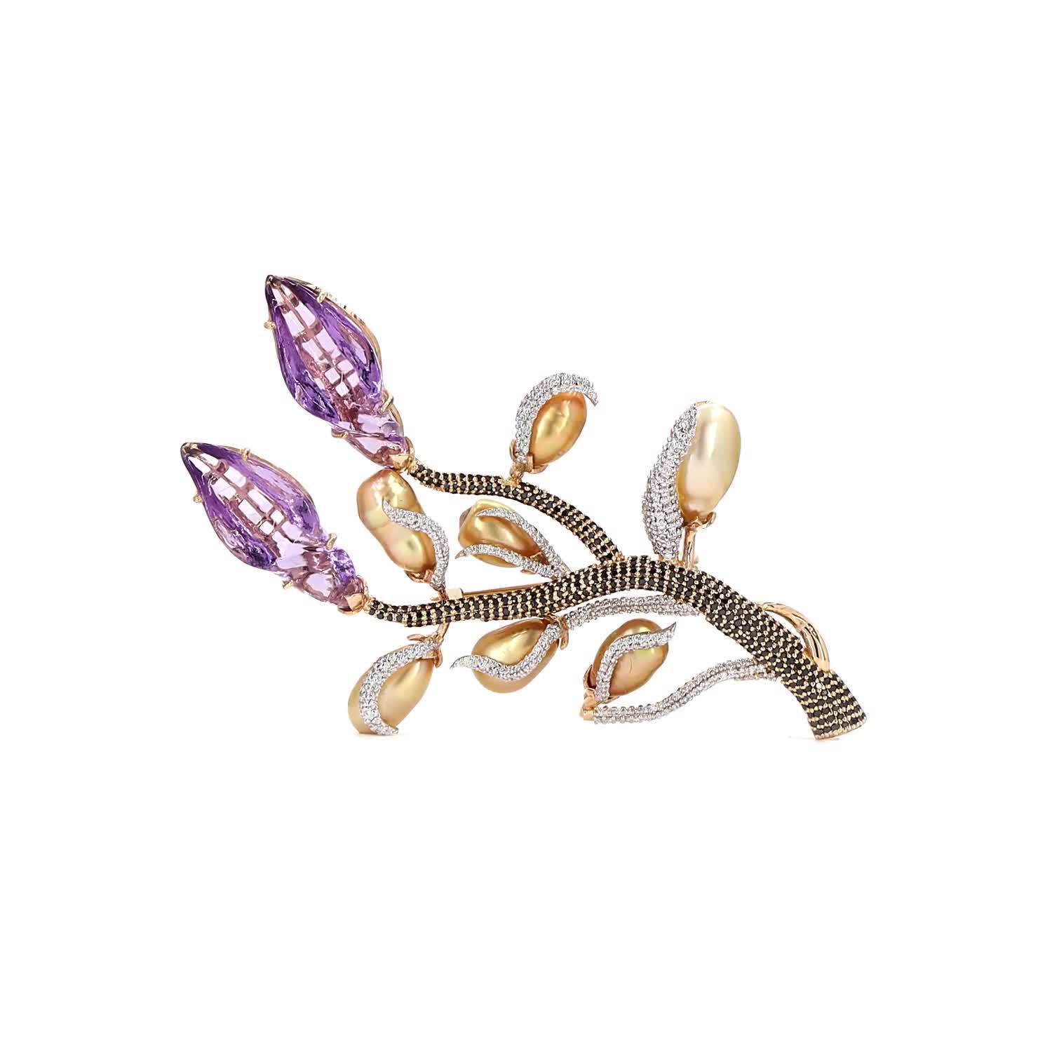 Keshi Pearl & Amethyst Tree - Image 2