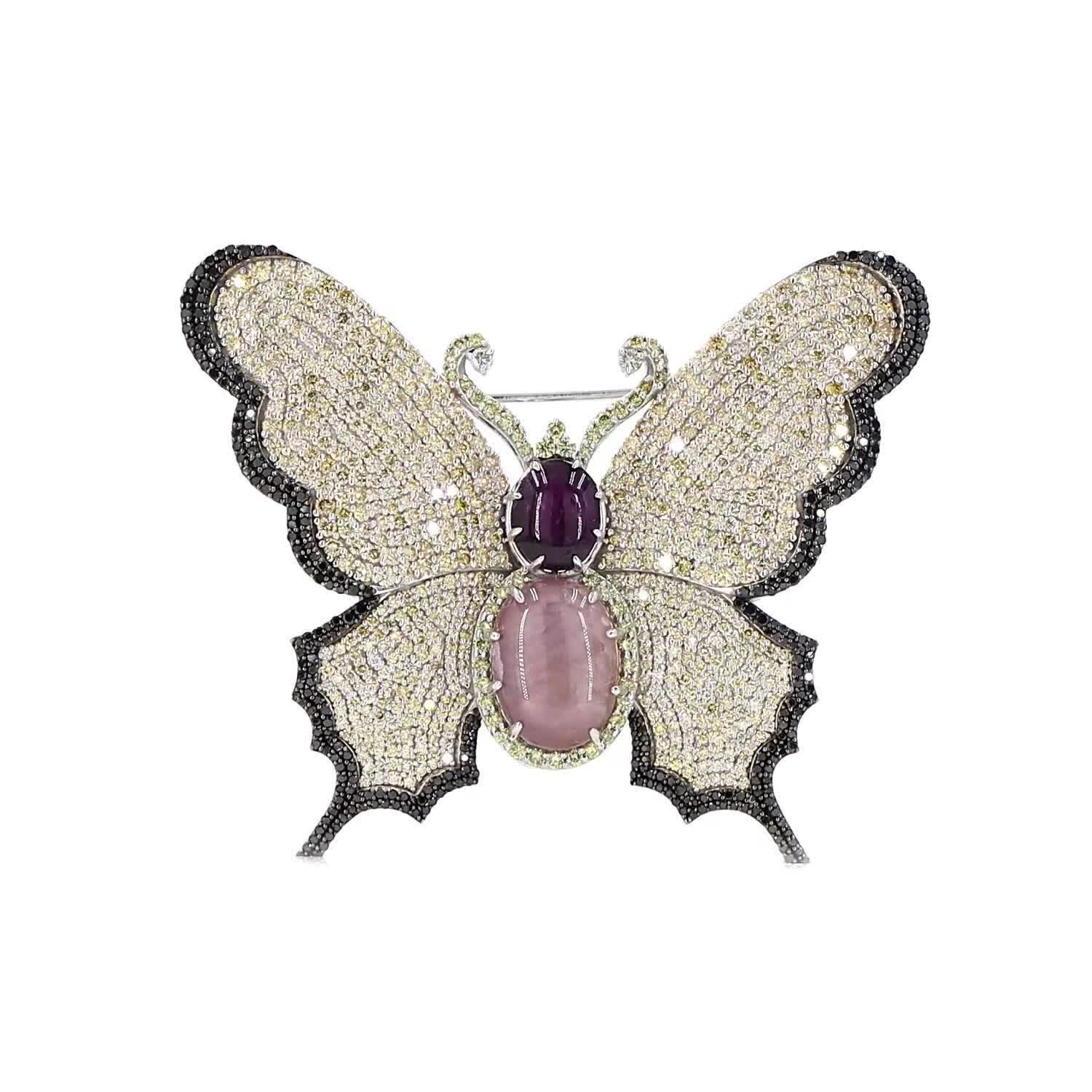 Midnight Butterfly Brooch - Image 2
