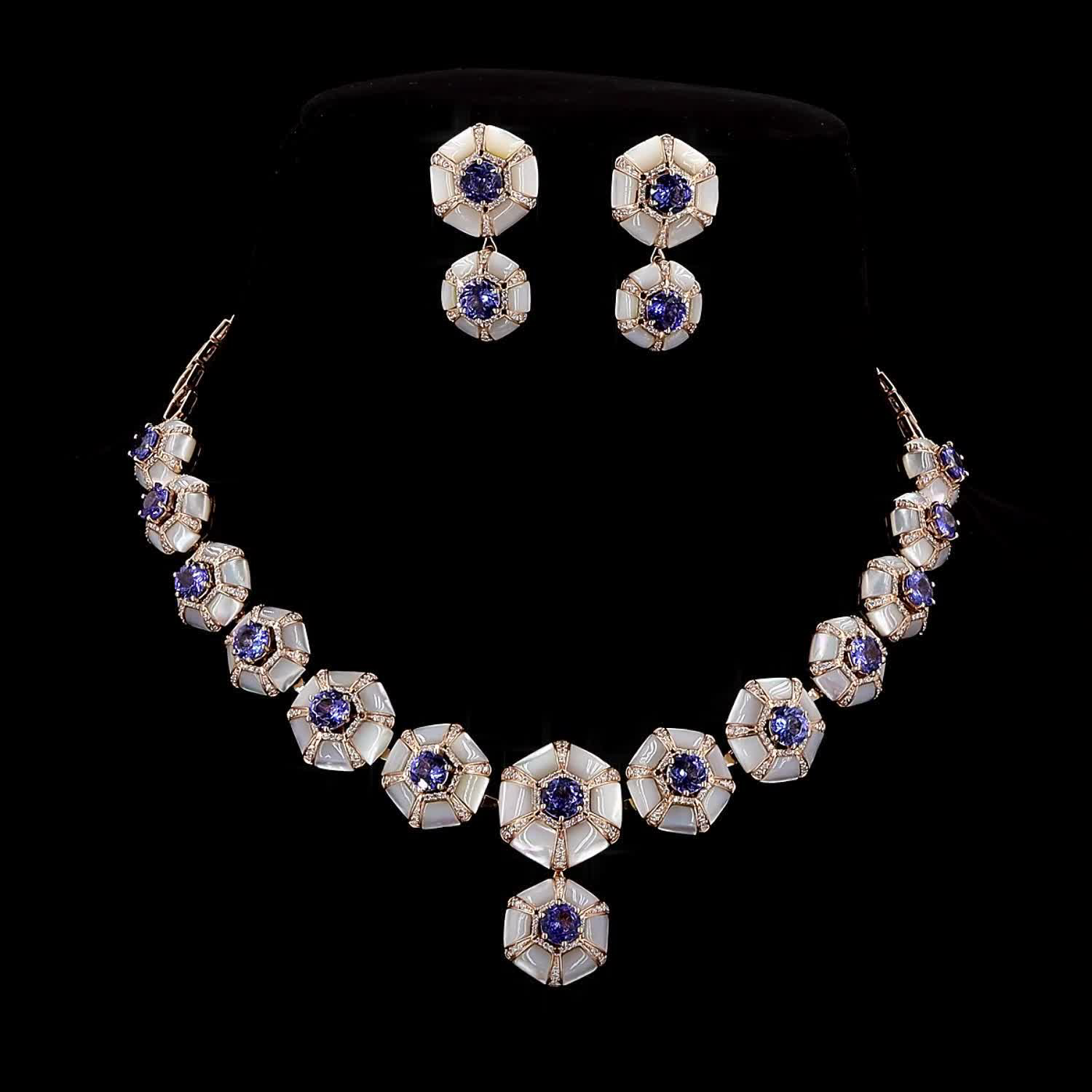 Tanzanite & Mother of Pearl Suite