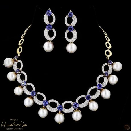 Tanzanite & South Sea Pearl Suite