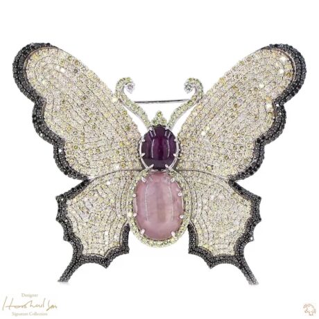 Midnight Butterfly Brooch
