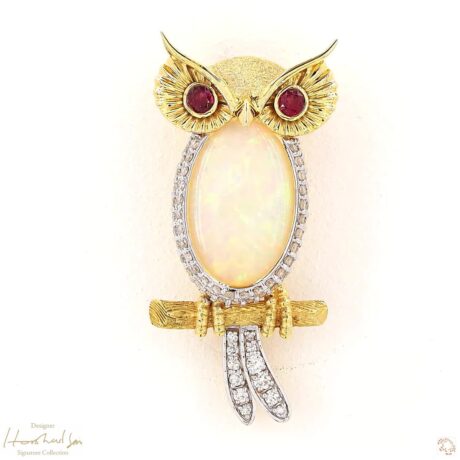 Wise Opal Owl