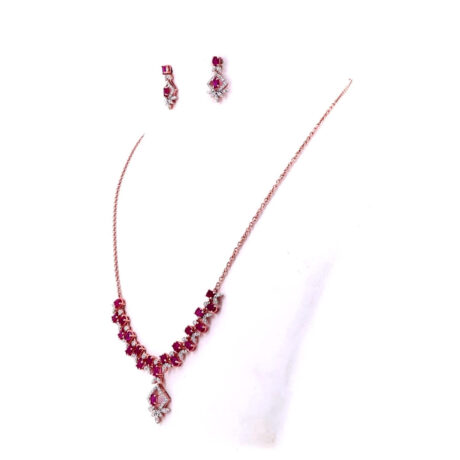Ruby and Diamond Necklace