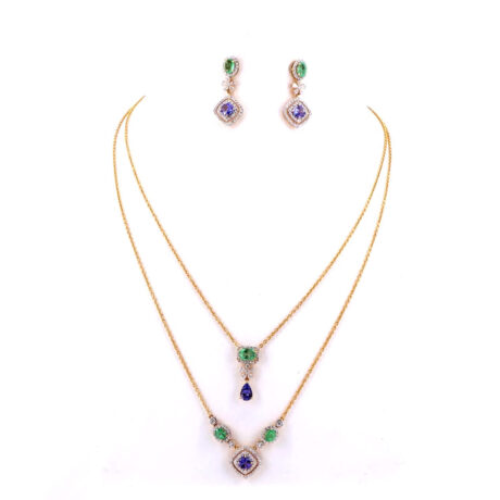 The Twin Path Pendant Set