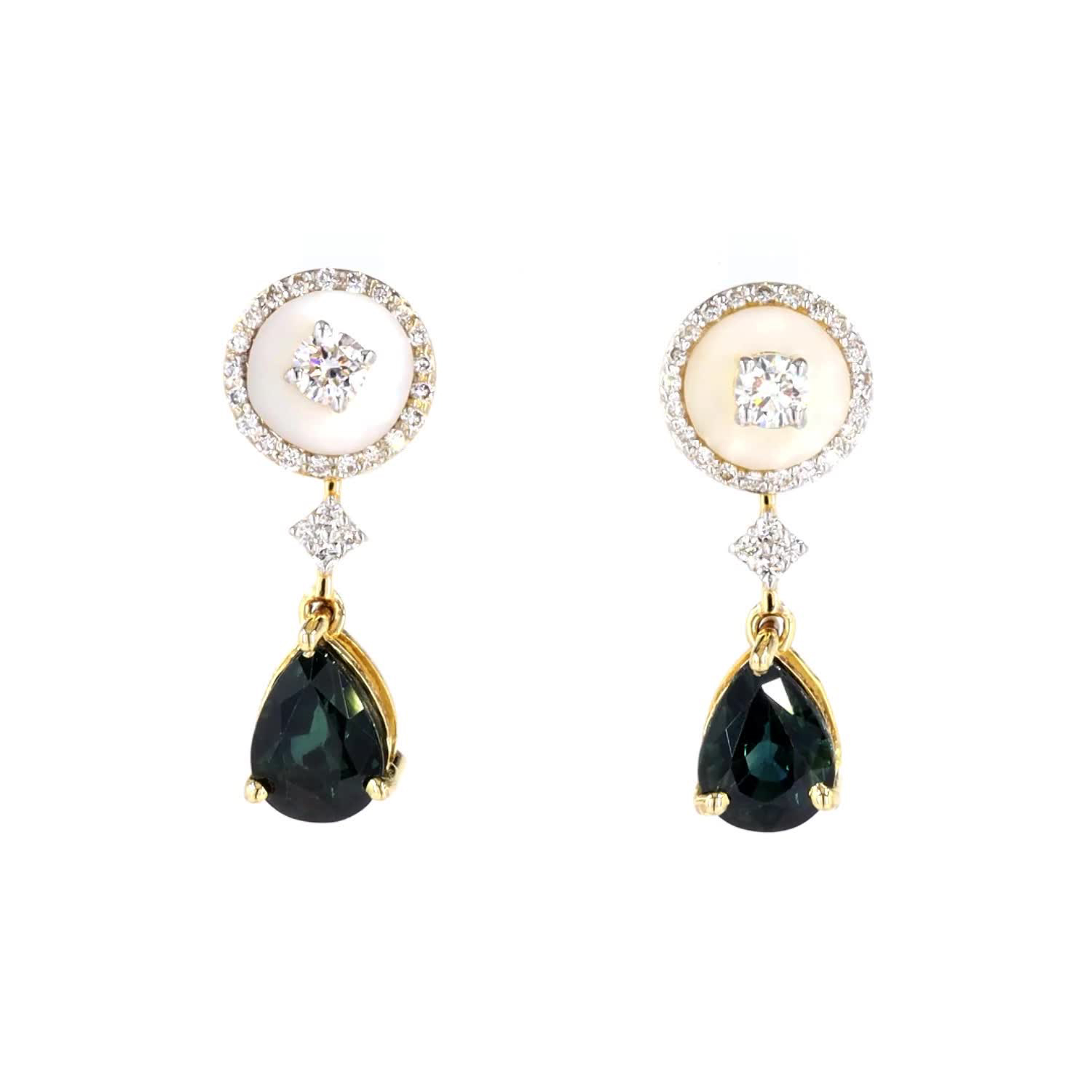 Blue Sapphire and Mother of Pearl Set - Image 5