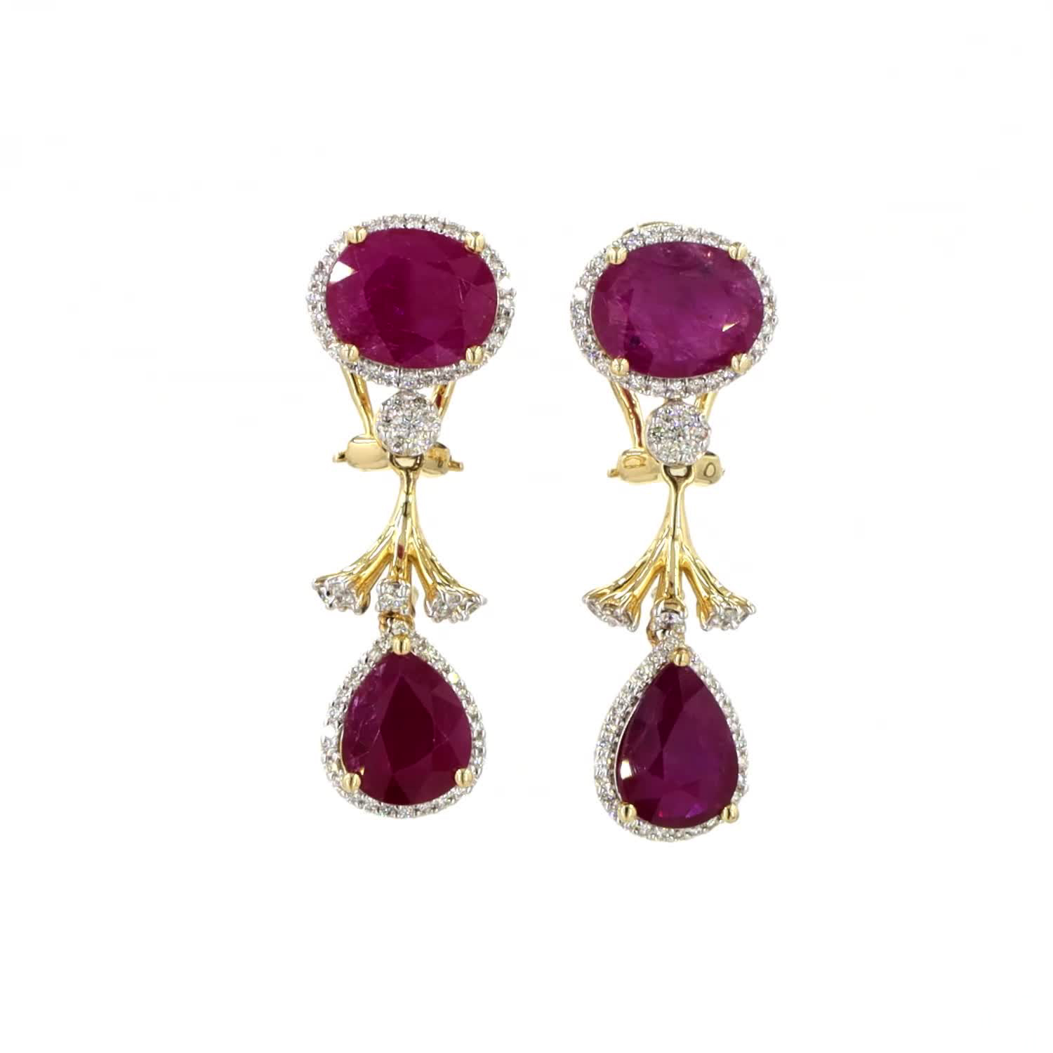 Mozambique Ruby and Diamond Necklace Set - Image 5