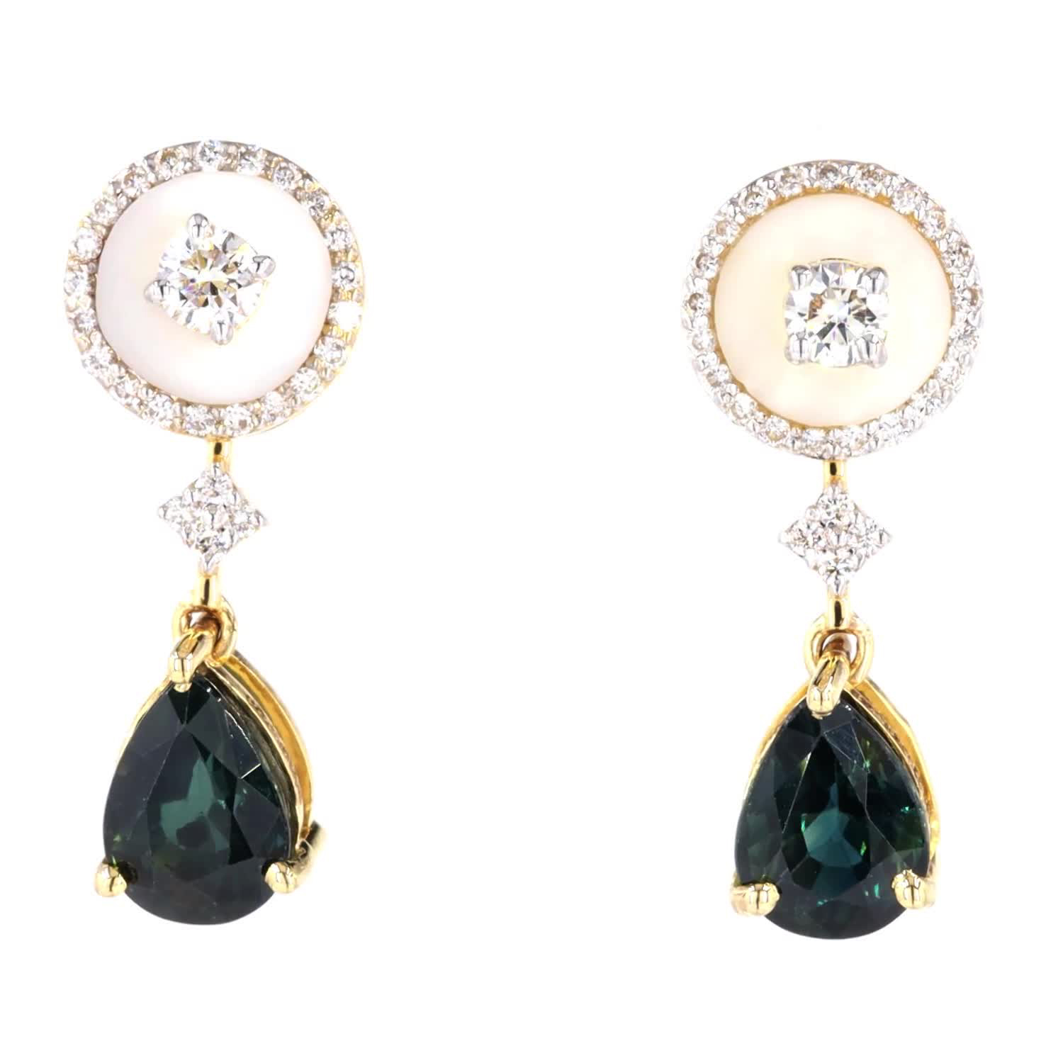 Blue Sapphire and Mother of Pearl Set - Image 6